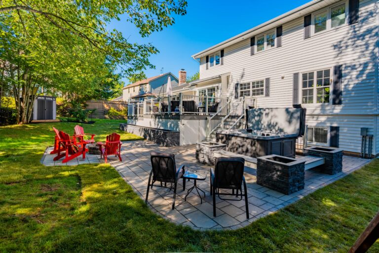 outdoor living Hardscaping project