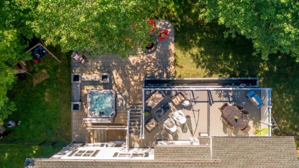 outdoor living Hardscaping project