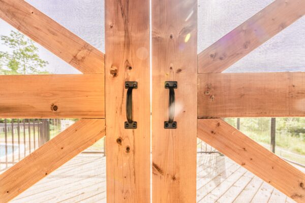 screened porch construction project