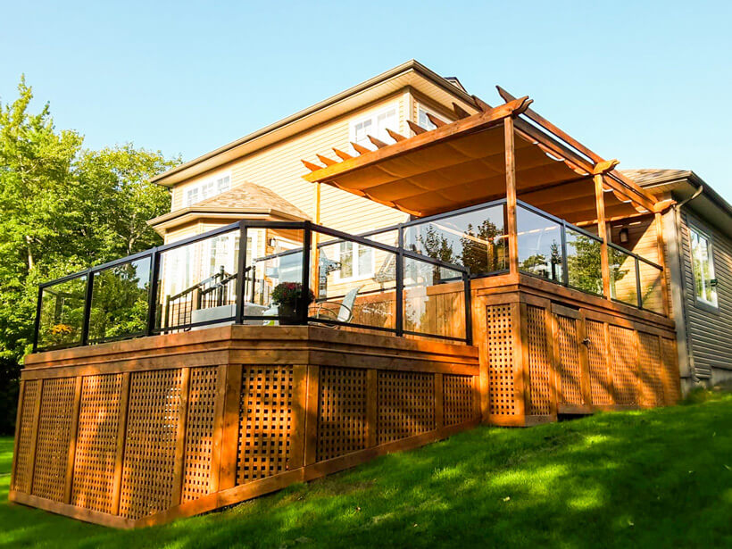 outdoor living renovation project