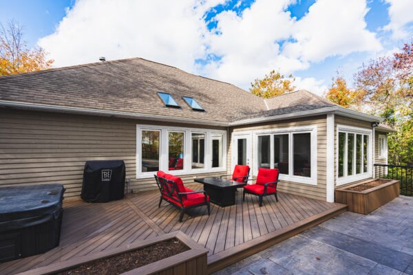 sunroom renovation project