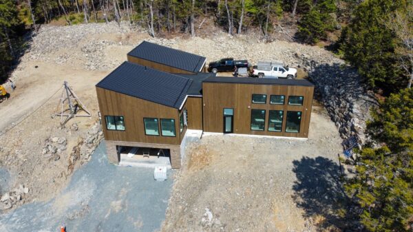 Custom home under construction in Halifax